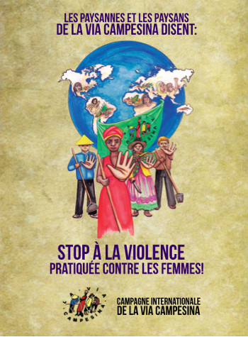 La Via Campesina dit “Pas une de moins : Mettons fin à la violence contre les femmes”